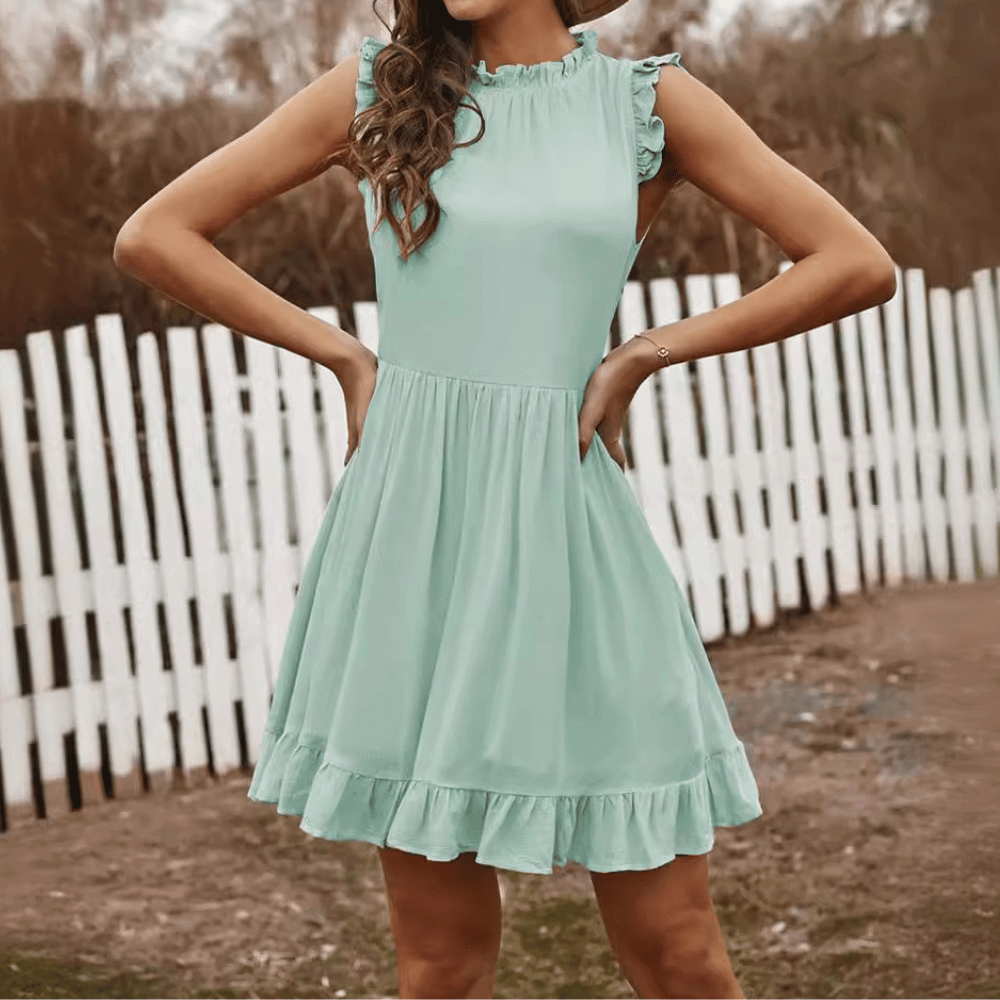Verspieltes Damen Sommerkleid: Elegant, locker & angenehm leicht