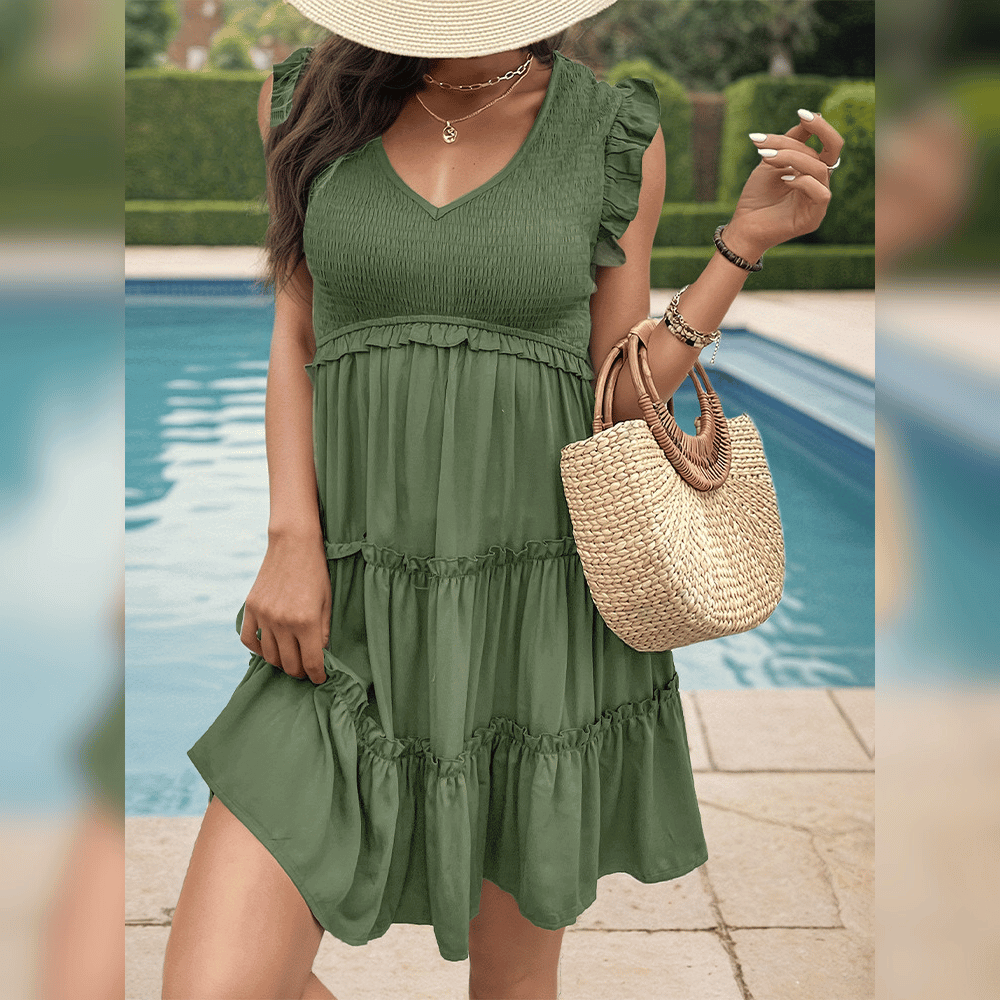 Verspieltes Sommerkleid für Damen: Luftig & bequem