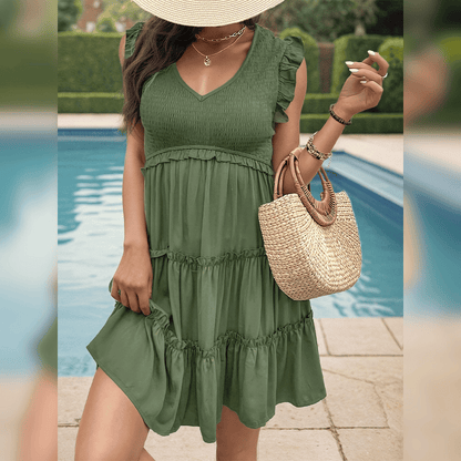 Verspieltes Sommerkleid für Damen: Luftig & bequem