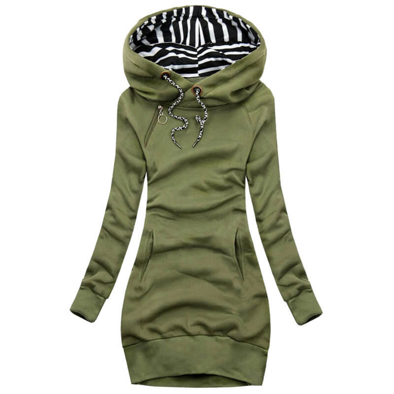 Stylisches Sweatshirt-Kleid für Damen: Lässiger Komfort mit sportlicher Note