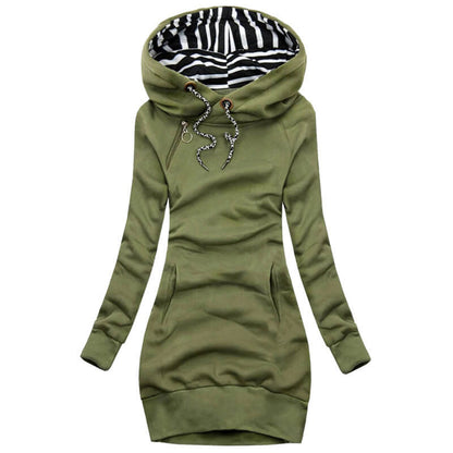 Stylisches Sweatshirt-Kleid für Damen: Lässiger Komfort mit sportlicher Note