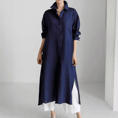 Luftiges Leinen-Hemdkleid für Damen: Stilvoll & Bequem