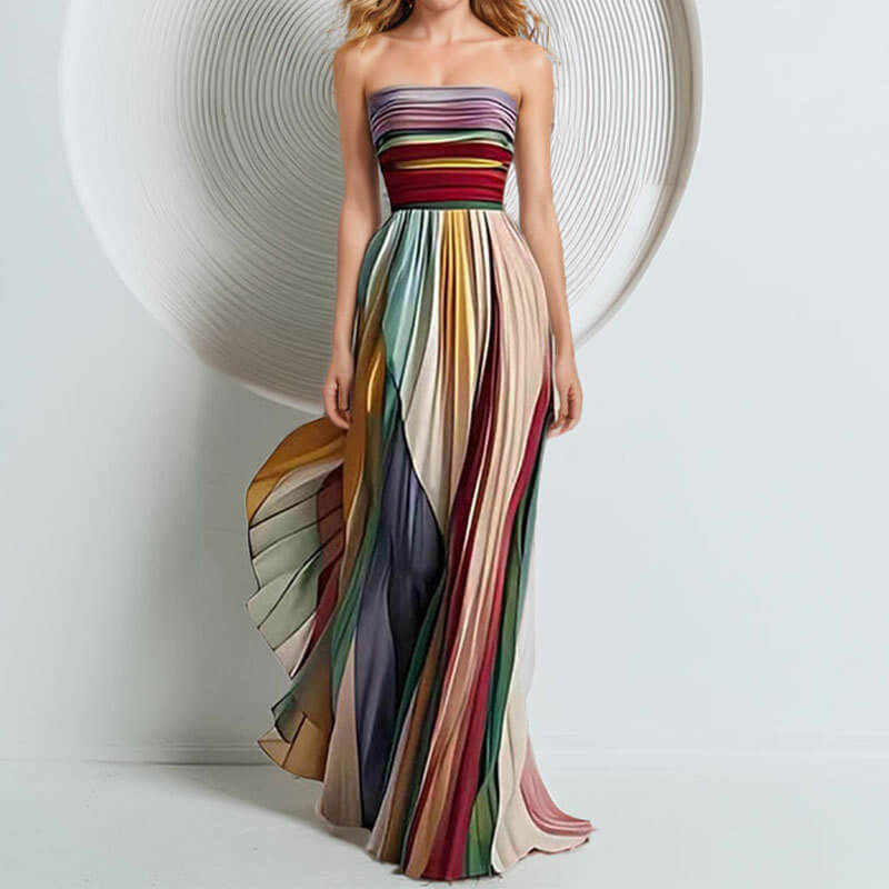 Strapless Maxikleid für Damen: Elegant & modern
