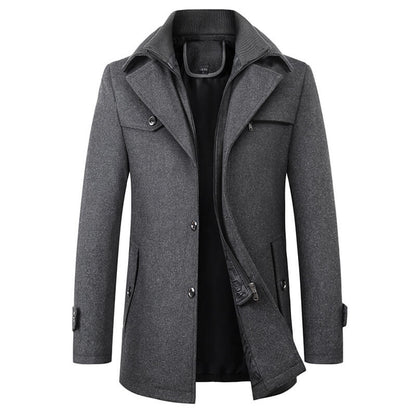 Eleganter Herrenmantel für die Übergangszeit - Schick und bequem