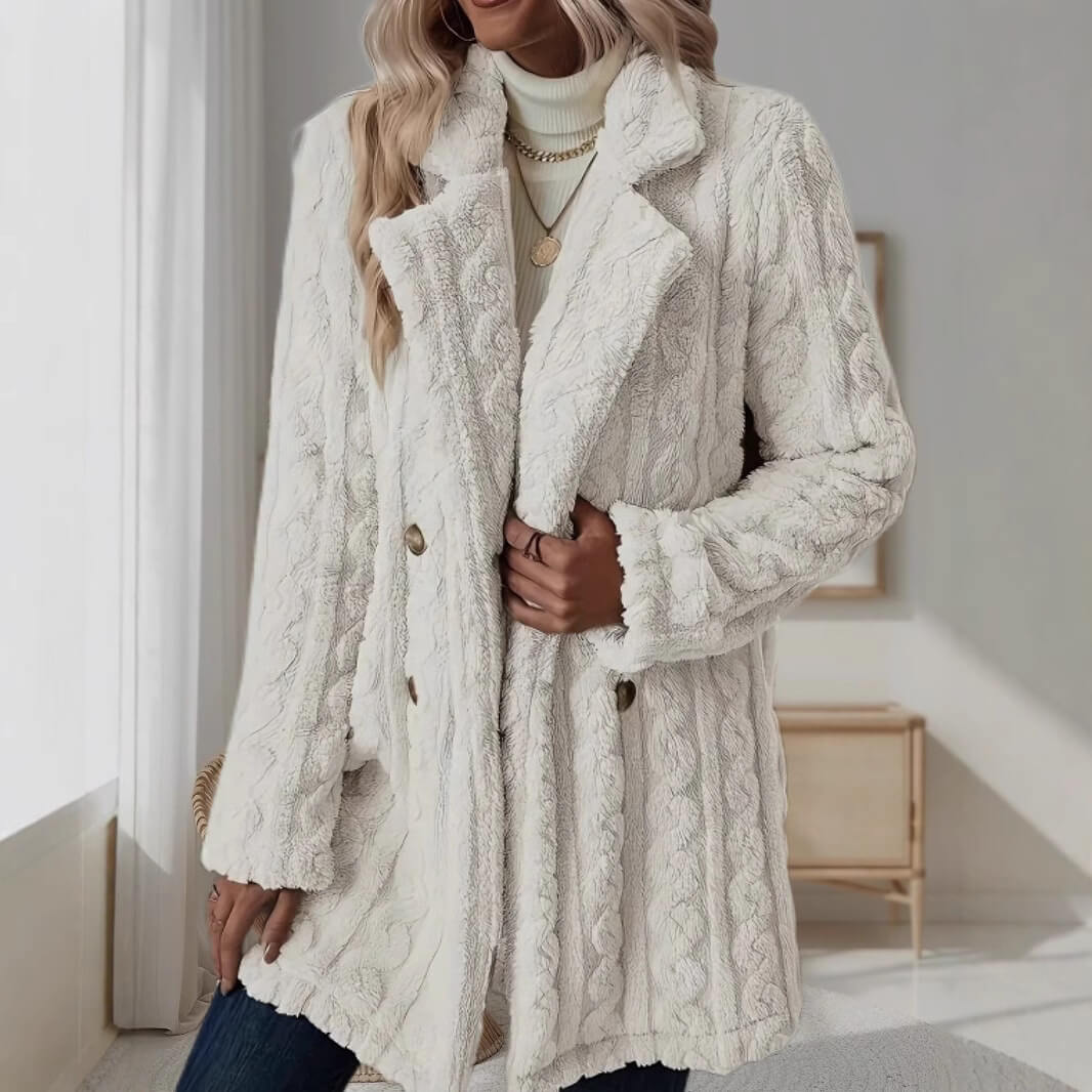 Eleganter Mantel für Damen: Stilvolles Kuschel-Feeling