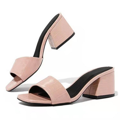 Elegante Damen Mules mit Blockabsatz: Komfort trifft Stil