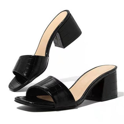 Elegante Damen Mules mit Blockabsatz: Komfort trifft Stil