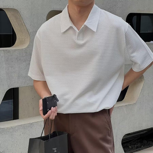 Minimalistisches Poloshirt für Herren: Schlichte Eleganz für jeden Tag