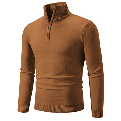 Eleganter Herren-Pullover mit Reißverschluss