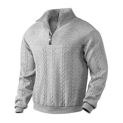 Pullover mit Reißverschluss für Herren - Kuschelig warm und elegant