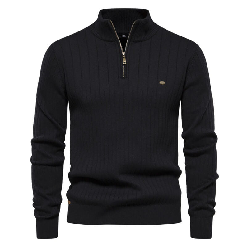 Herrenpullover mit Stehkragen - Klassisch und vielseitig