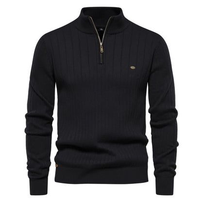 Herrenpullover mit Stehkragen - Klassisch und vielseitig