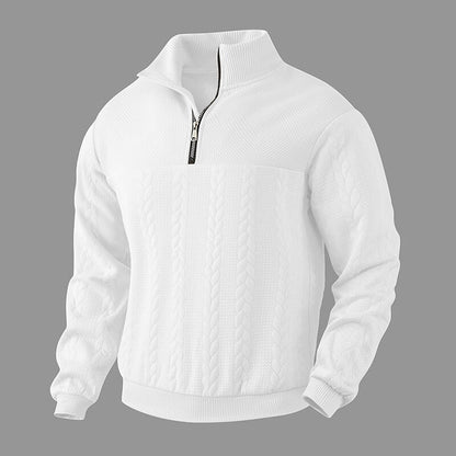 Pullover mit Reißverschluss für Herren - Kuschelig warm und elegant