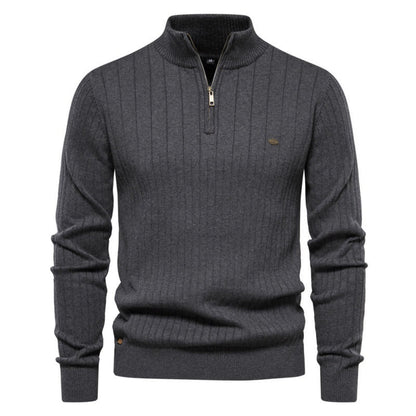 Herrenpullover mit Stehkragen - Klassisch und vielseitig