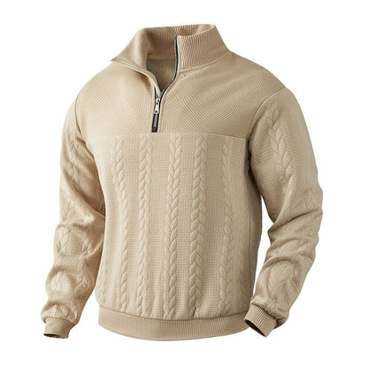 Pullover mit Reißverschluss für Herren - Kuschelig warm und elegant