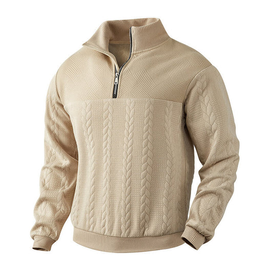 Pullover mit Reißverschluss für Herren - Kuschelig warm und elegant