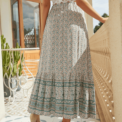 Eleganter Boho Maxirock für Damen: Luftig & stilvoll