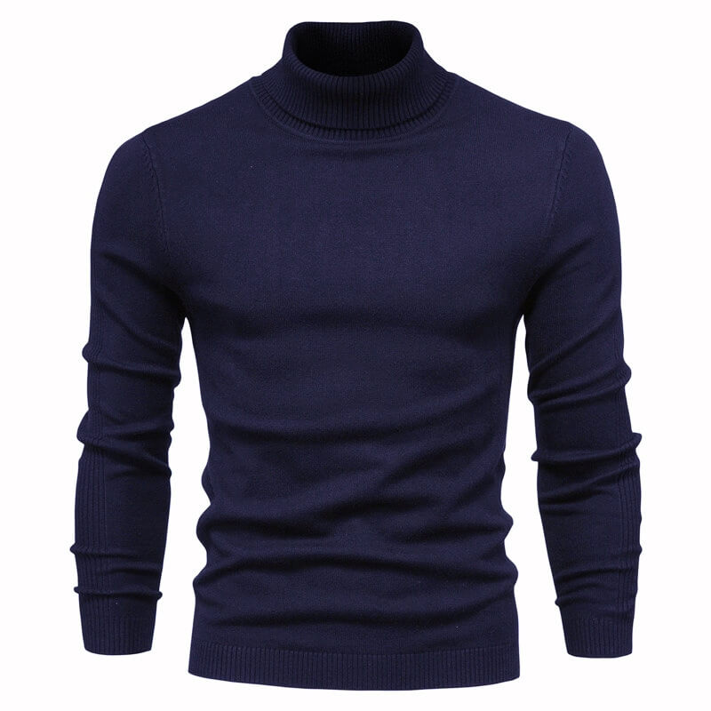 Eleganter Rollkragenpullover für Herren