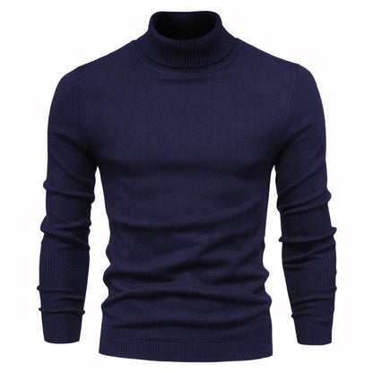 Eleganter Rollkragenpullover für Herren