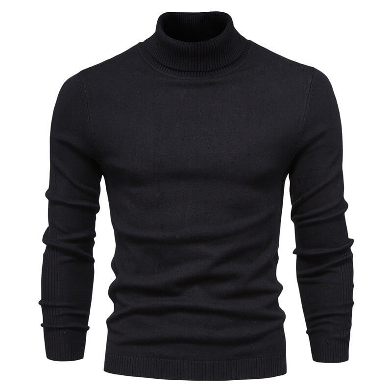 Eleganter Rollkragenpullover für Herren