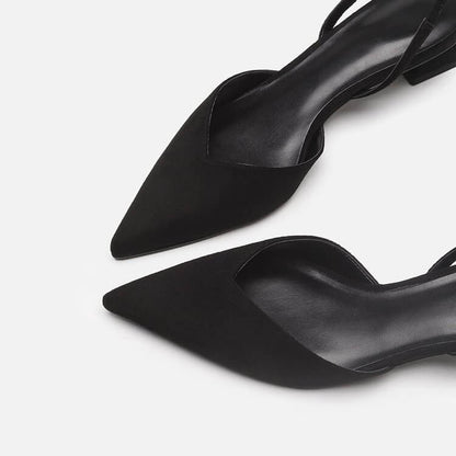 Elegante Damen Slingback-Pumps mit niedrigem Absatz – Stil trifft Komfort