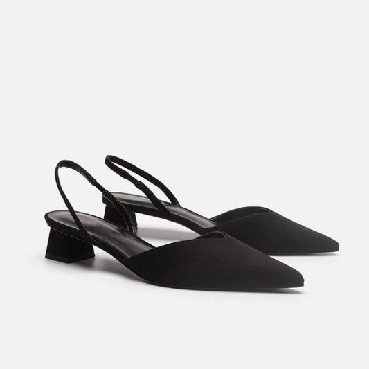 Elegante Damen Slingback-Pumps mit niedrigem Absatz – Stil trifft Komfort