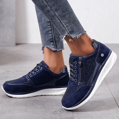 Elegante Damen-Sneaker mit Glitzer – Stylisch & Bequem zugleich