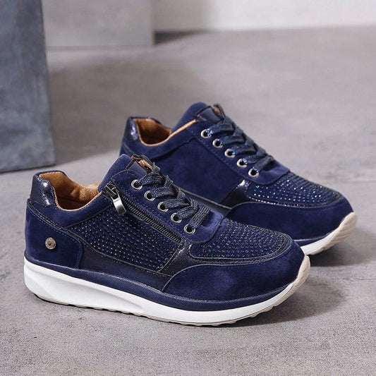 Elegante Damen-Sneaker mit Glitzer – Stylisch & Bequem zugleich
