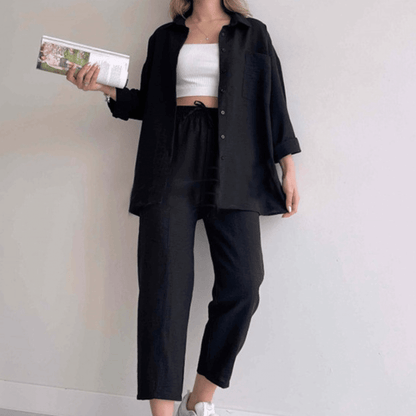 Lässiges zweiteiliges Set für Damen - Ideal für den Frühling