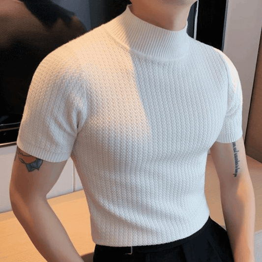 Elegantes Strickshirt für Herren: Stil trifft auf Komfort