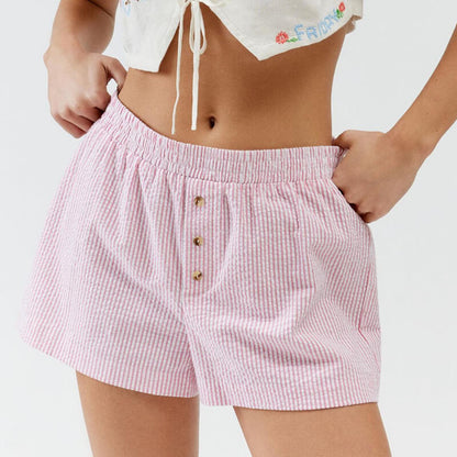 Damen Sommer-Shorts: Lässige Streifen & bequemer Sitz