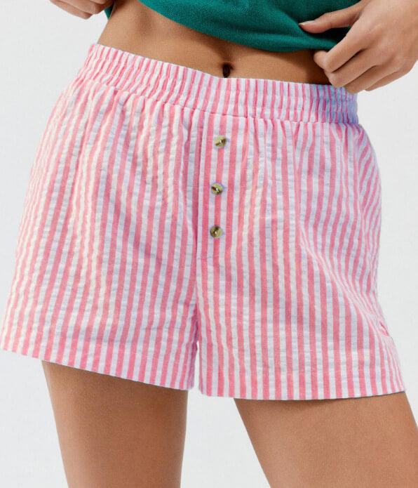Damen Sommer-Shorts: Lässige Streifen & bequemer Sitz
