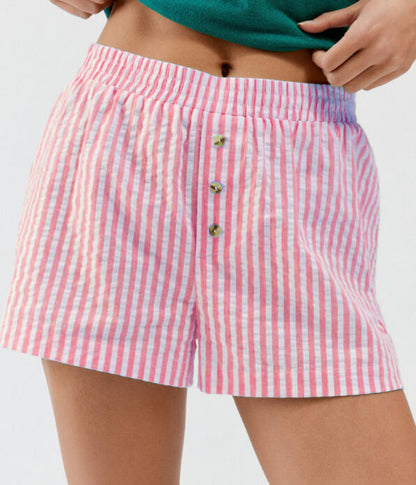 Damen Sommer-Shorts: Lässige Streifen & bequemer Sitz