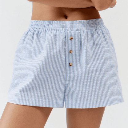 Damen Sommer-Shorts: Lässige Streifen & bequemer Sitz