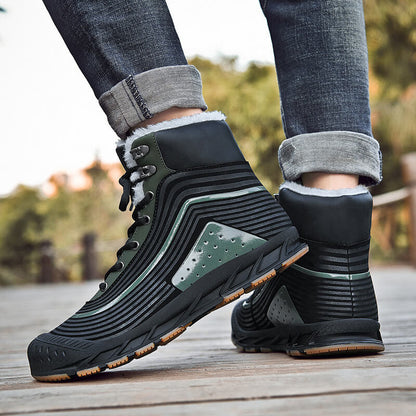 Bequeme Herrenstiefel mit markantem Design
