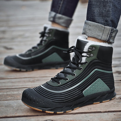 Bequeme Herrenstiefel mit markantem Design