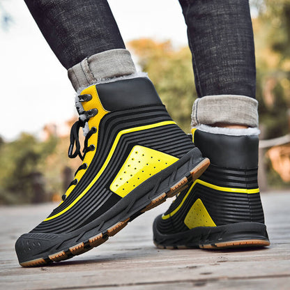 Bequeme Herrenstiefel mit markantem Design