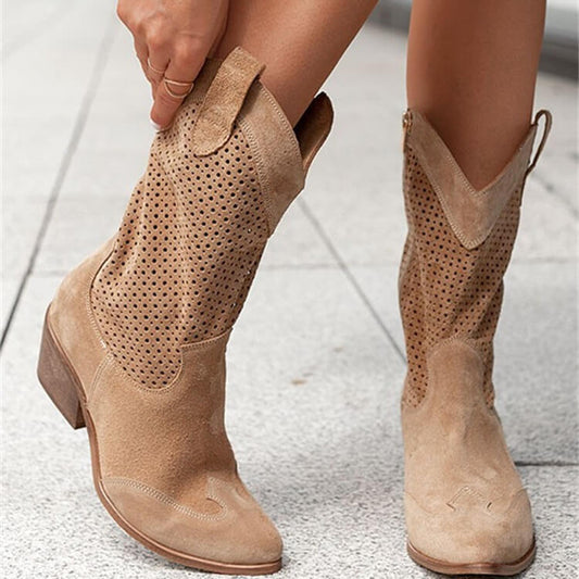 Bequeme Western-Stiefeletten für Damen: Eleganz trifft Cowboy-Spirit