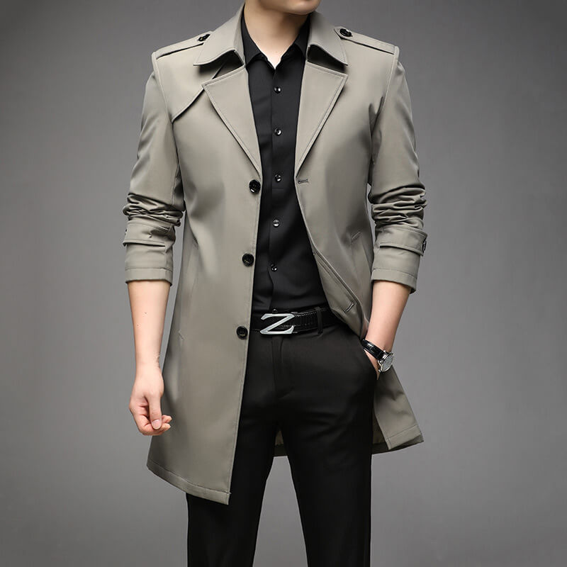 Eleganter Trenchcoat für Herren: Bequem & Stilvoll