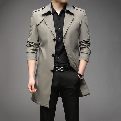 Eleganter Trenchcoat für Herren: Bequem & Stilvoll