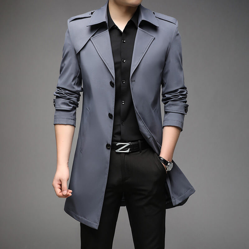 Eleganter Trenchcoat für Herren: Bequem & Stilvoll