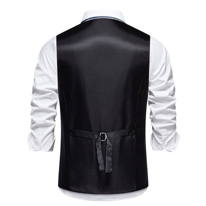 Edle Herrenweste mit Ketten-Detail – Klassischer Look für jeden Anlass